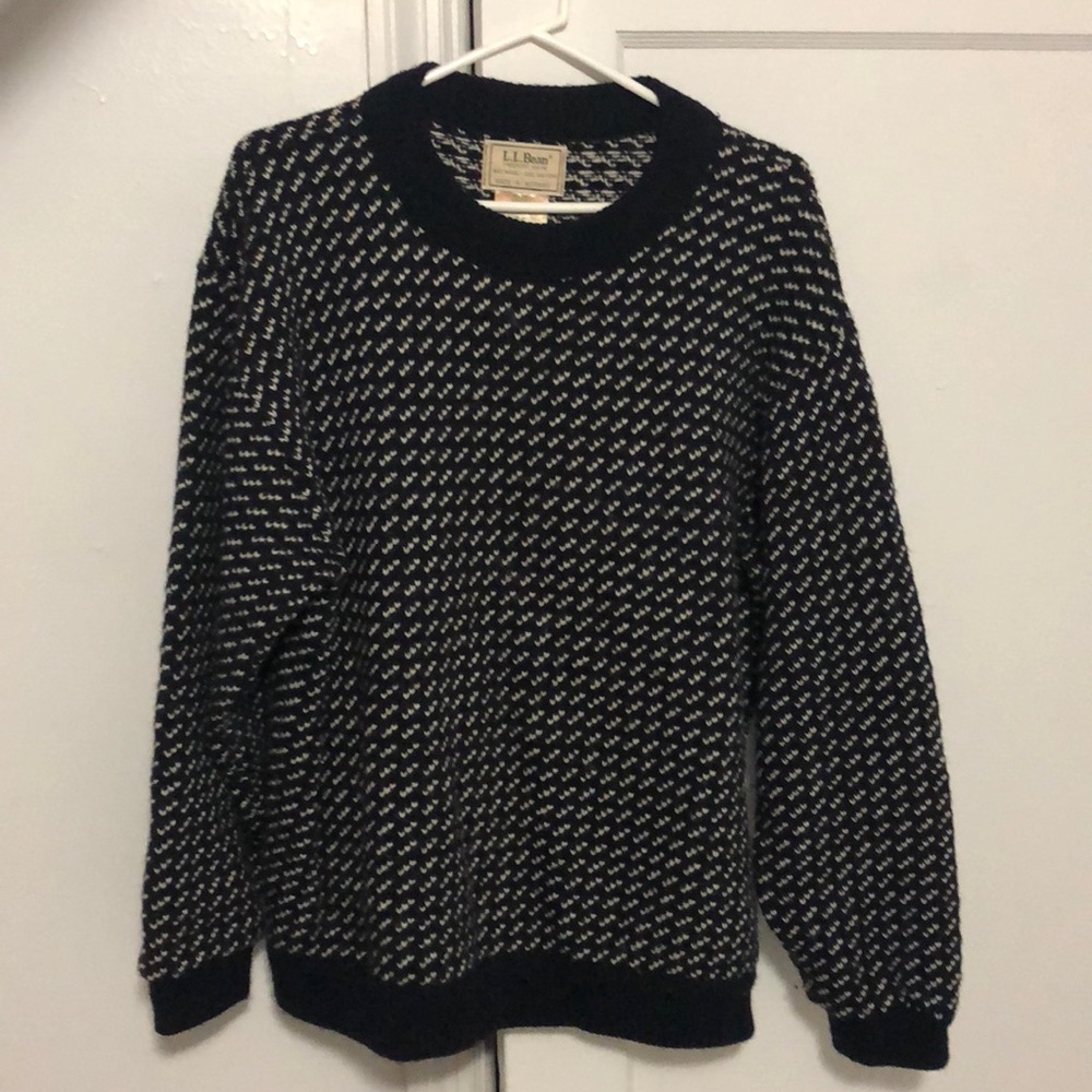 L.L. Bean vintage Birdseye sweater